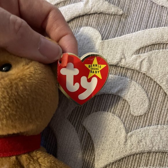 Lot of 2 TY Beanie Babies 1997 Holiday "Teddy" Bear & TY "Jangle" Bear -Set of 3 - Picture 3 of 6